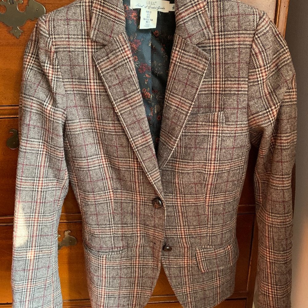 H&M US2 Houndstooth Blazer